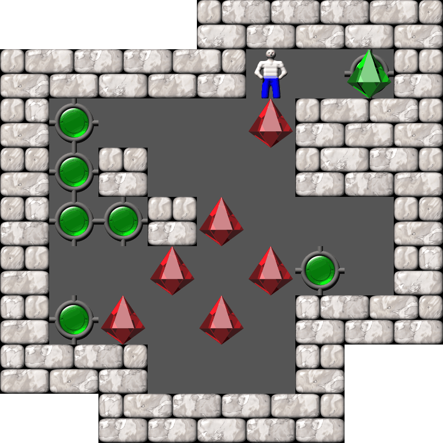 Sokoban Ionic Catalysts level 171